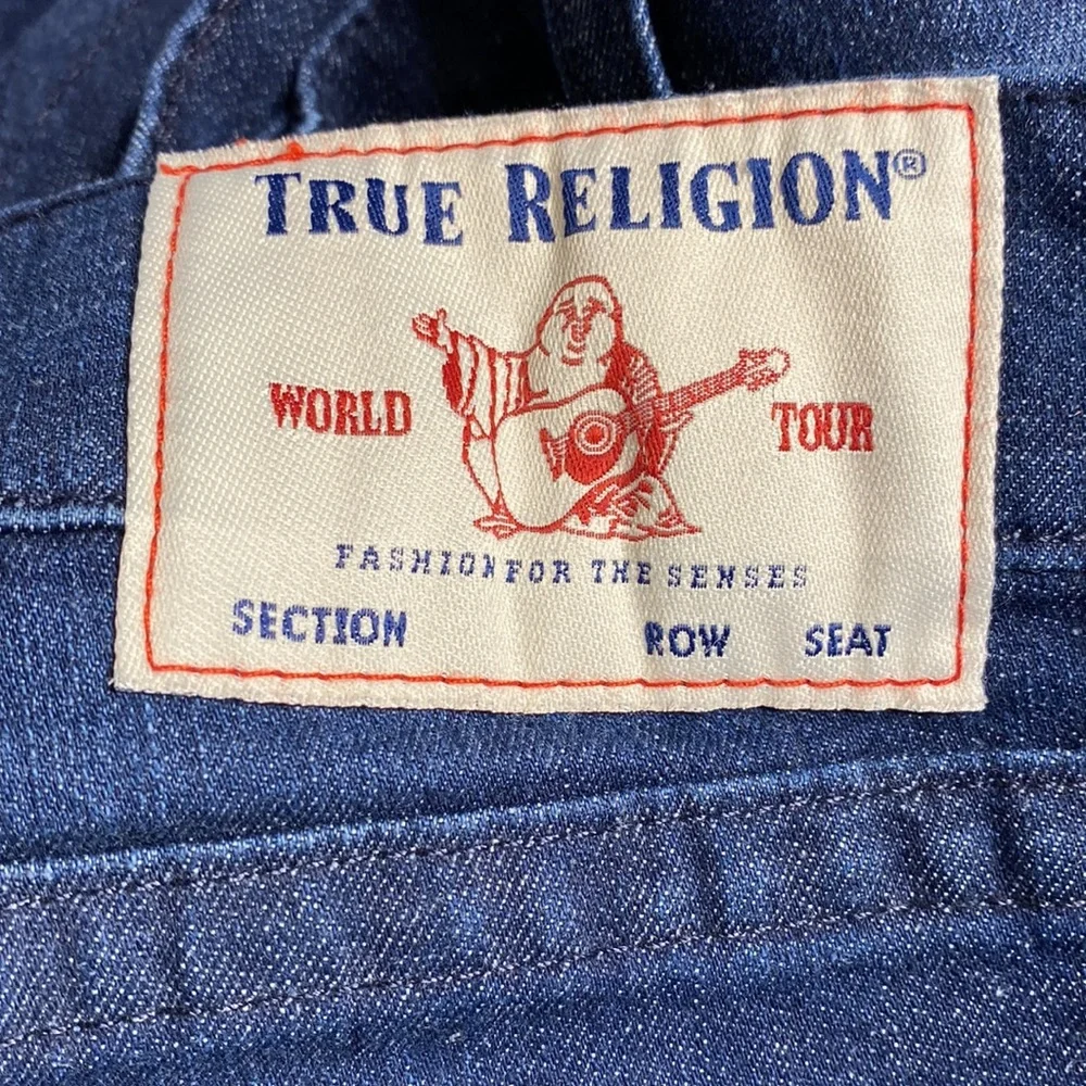 True Religion size 38 Rocco jeans dark denim like new!